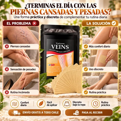 Pack 24 Parches Para Varices